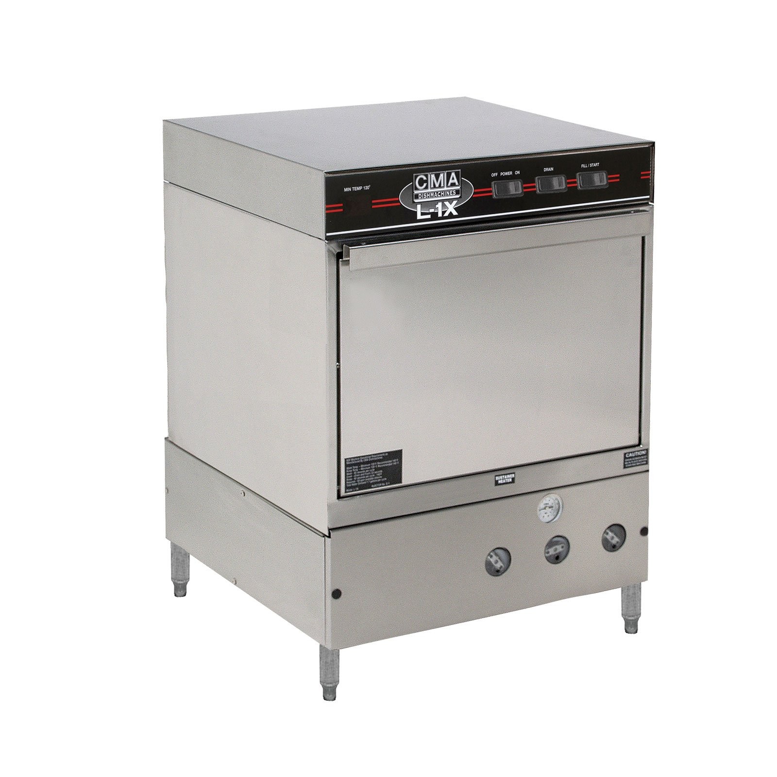 CMA Dishmachines L-1X W/HEATER 24" Undercounter Dishwasher,30 Racks/Hr-Low Te...