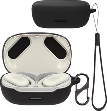 Case for JBL Endurance Peak 3 Earbuds, Soft Silicone Shockproof Protective Cover