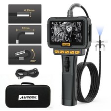 Endoscope Camera 1080P HD Articulating Borescope Inspection Camera 210&deg; 6.25mm