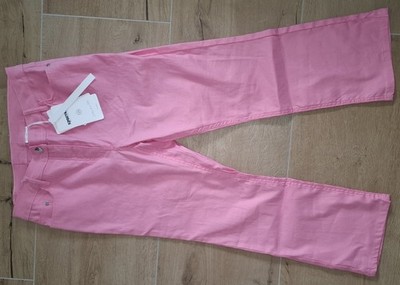 Neu 7/8 SP Hose Sportalm Five Pocket Jeans Tuvalu rosa m. Leinen Gr. 40 cool