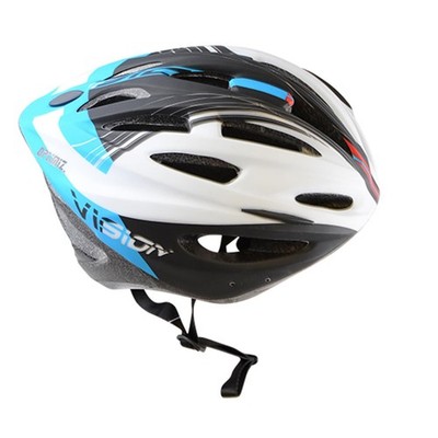 ROAD/MTB HELM OPTIMIZ O300 VISION BLAU/WEISS/SCHWARZ MATT MIT OKZIPITALVERSTELLUNG