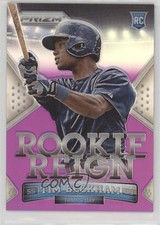 2014 Panini Prizm Rookie Reign Purple Prizm 91/99 Tim Beckham #17 0c2