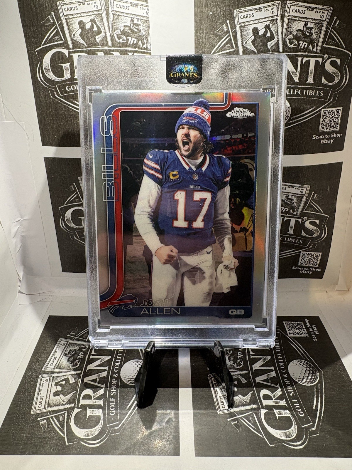 2025 Topps Chrome JOSH ALLEN Image Variation Refractor Buffalo Bills #34