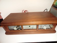 Vintage handcrafted Ham Radio Console with two 15 Meter TX Modules