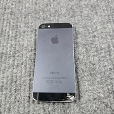 Apple IPhone 5 Smartphone Black 16GB Verizon Unlocked Cracked For Parts Read