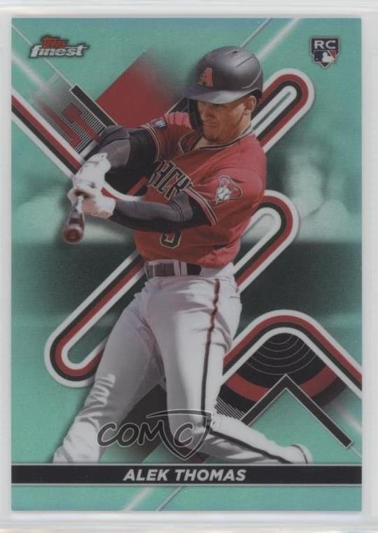 2022 Topps Finest Aqua Refractor 72/199 Alek Thomas #43 6er