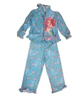 Little Mermaid Pajamas Little Mermaid Disney Vintage Girls Pajamas, 4T RARE 2013