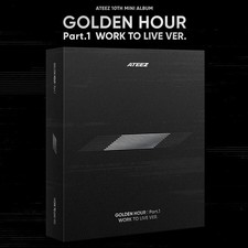 BNIB ATEEZ GOLDEN HOUR : PART.1 10th Mini Album WORK TO LIVE Ver