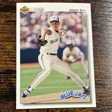 Upper Deck 1992 Jimmy Key #302 Toronto Blue Jays Base Set MLB Baseball Card
