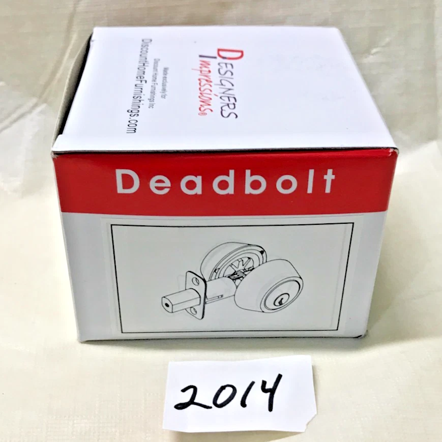 Cerradura de puerta Designers Impressions cerrojo - doble llave - negra - nueva - 2014 Foto 2 de 4