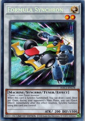 Formula Synchron Limited Secret Rare Hidden Arsenal: Chapter 1 HAC1-EN178 NM