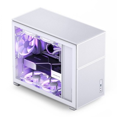 6970620552484 Jonsbo D31 MESH Micro-ATX Case, Tempered Glass - white Jonsbo