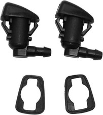 2 Pcs Front Windshield Washer Nozzle Wiper Spray Jet Kit fit for 07-15, 09-17, 0