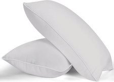 Set of 2 Standard Size Bed Pillows for Sleeping - Cooling Hotel Quality 26"x17"