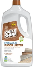 Quick Shine Hardwood Floor Luster-Polish 64Oz | Plant-Derived W/Carnauba | Safer
