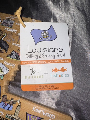 Slight Damage Louisiana State Charcuterie Board & Cutting Board -Handcrafted Art - Picture 5 of 7