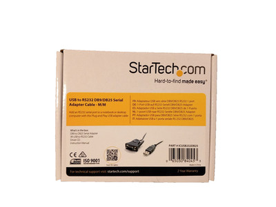 StarTech.com ICUSB232DB25 USB auf RS232 DB9/DB25