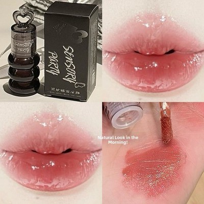 Hydrating Mirror Finish Black Lipgloss Waterproof Long Lasting Lip Tint