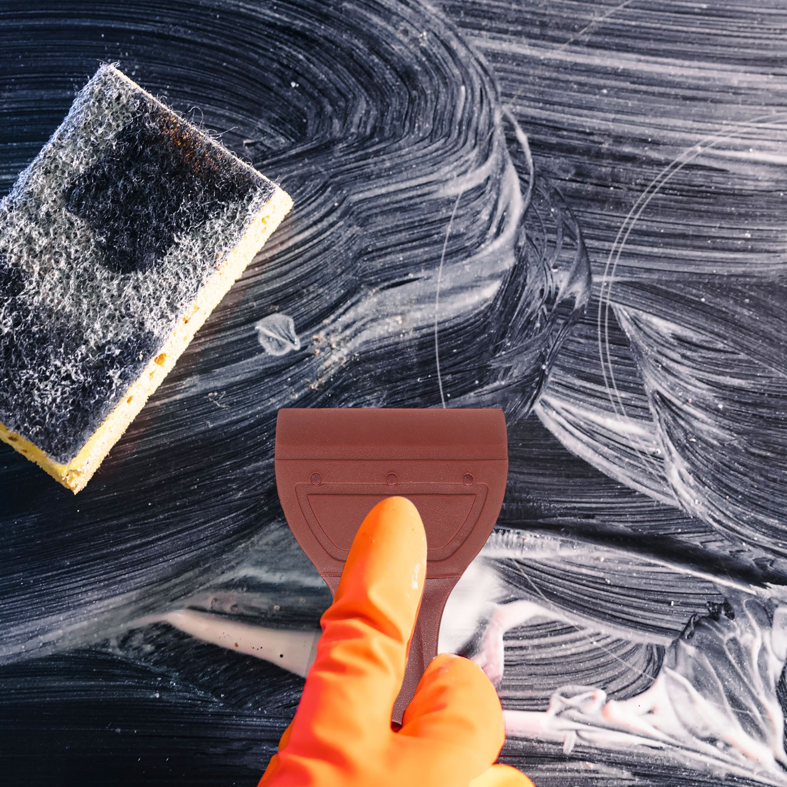 2pcs Small Squeegee 2 Inch Soft Rubber Blade for Desktop Screen Printing, Red