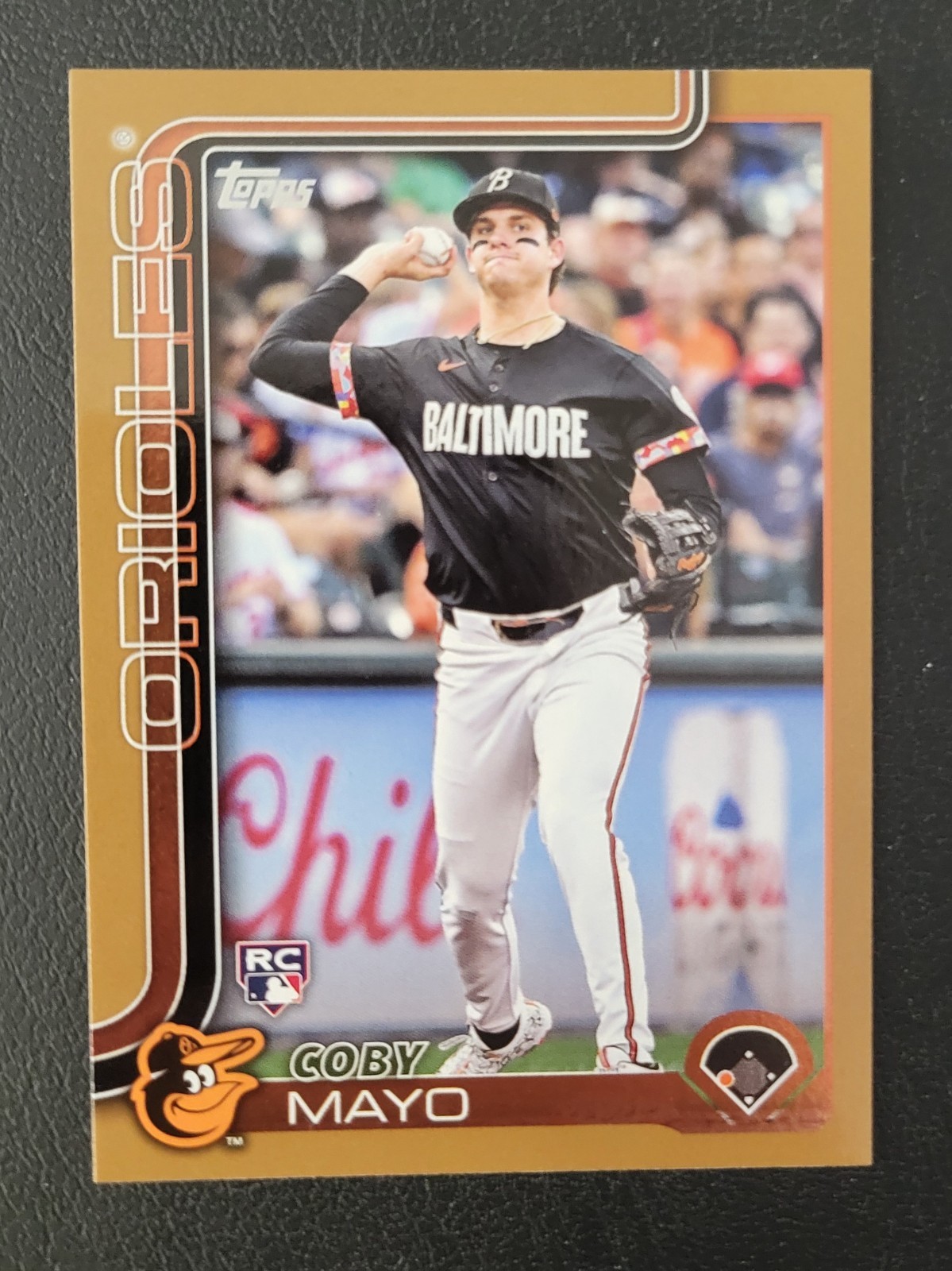 2025 Topps Series 1 - Coby Mayo #20 Gold /2025 (RC) Baltimore Orioles