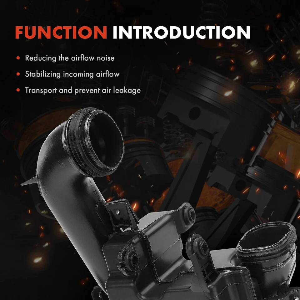 Tubo de conducto resonador de admisión de filtro de aire para Hyundai Elantra 2011-2013 Elantra GT Foto 2 de 4