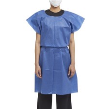 Graham Medical Disposable Adult Nonwoven (Linen-Like) Exam Gown 50 Ct