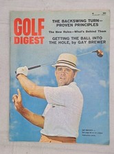 GOLF DIGEST Magazine 1967 August GAY BREWER New Rules,