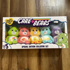NEW Care Bears Collector Set- 5 Plush Bears- Walmart Exclusive Do Your Best Bear