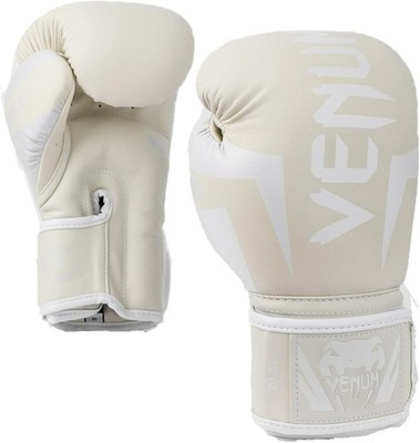 Venum Elite Boxing Gloves 14oz White/Off-White Training MMA Sparring