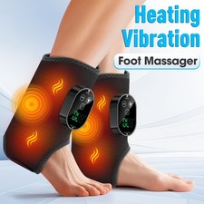 Electric Heated Foot Vibration Massager Relieve Soreness Fatigue Relaxation