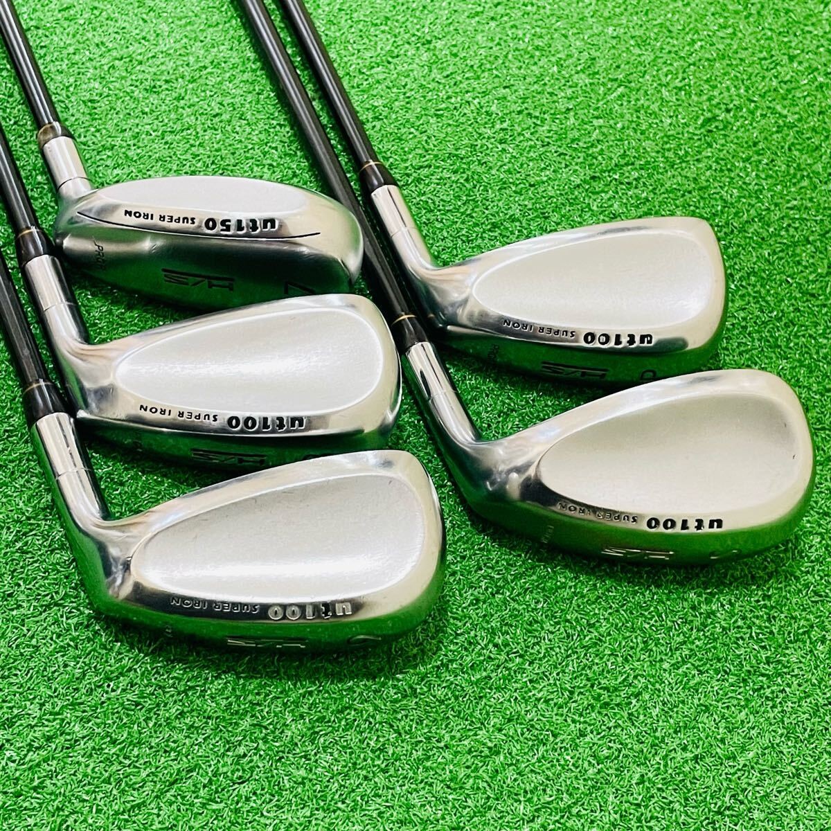 Ladies PRGR Pro Gear H/S SUPER IRON UT150 UT100 5 pcs 7.8.9.P.S Flex L M-30