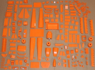 Lego Steine Orange 316 Teile für Mars Space Arctic Exo Force legends of chima