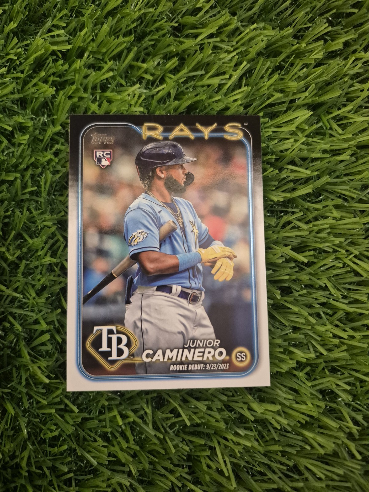 2024 Topps Update Rainbow Foil #US223 Junior Caminero ROOKIE RC RAYS