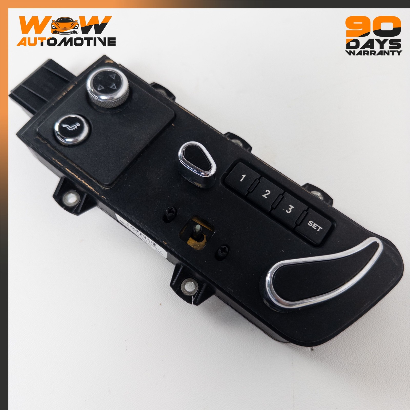 04-17 BENTLEY CONTINENTAL GTC FRONT LEFT SEAT CONTROL MEMORY SWITCH BLACK OEM