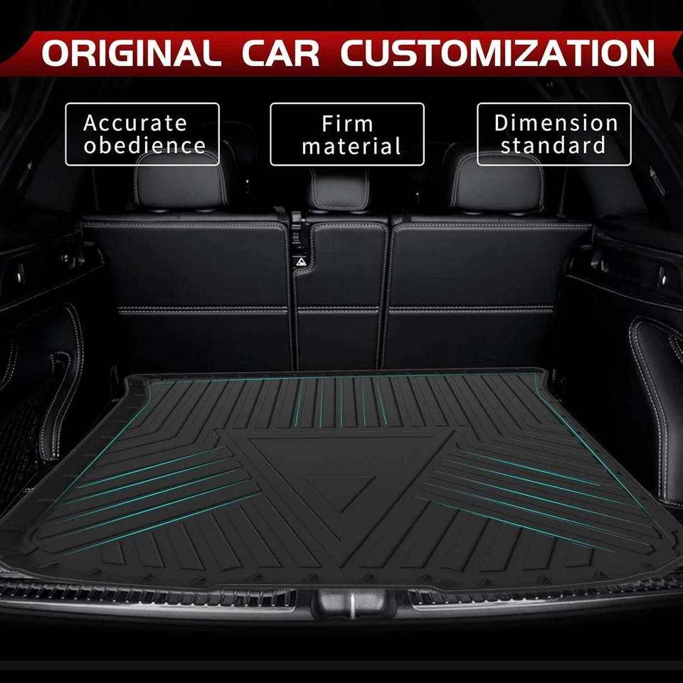 All Weather Floor Mat Rear Cargo Liner Mat For 2007-2014 Ford Edge Lincoln MKX - Image 2 of 2