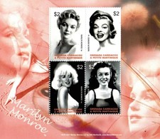 Grenadines 2004 - Marilyn Monroe - Sheet of 4 Stamps - Scott #2531 - MNH