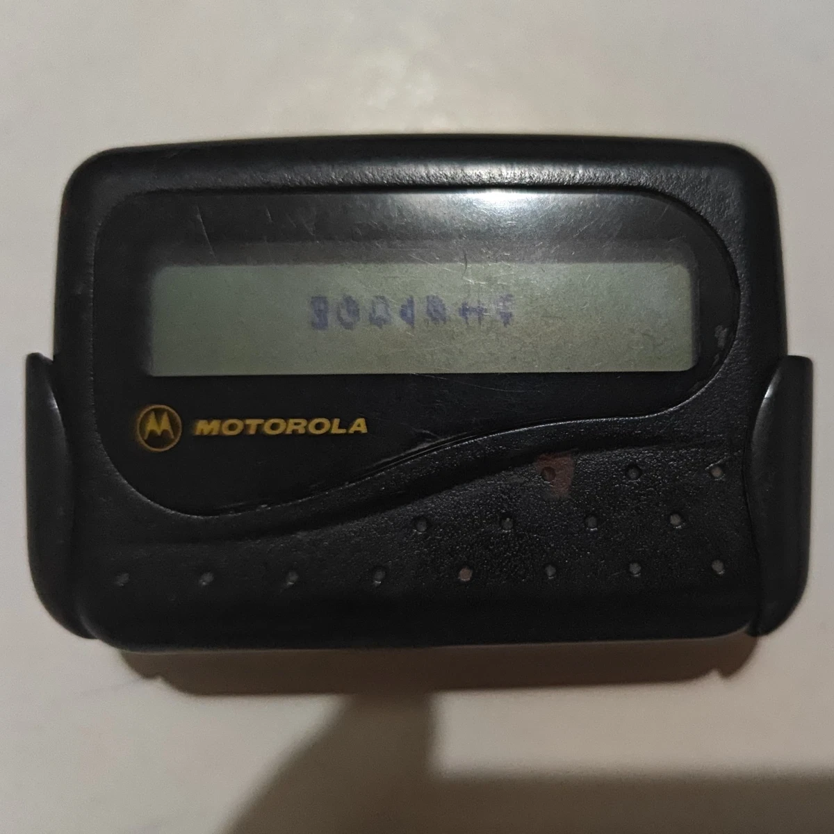 This Motorola Top View Blue Pager Beeper is a