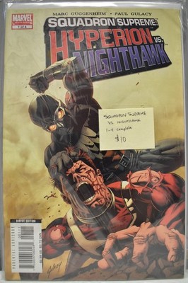 Squadron Supreme: Hyperion Vs. Nighthawk 1-4 Complete Set Marvel Comics
