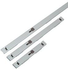 ABUS 07040 Chrome File Bar 4 Drawer Grey - Durable Workstation Storage