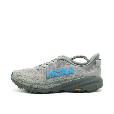 Hoka One Herren Speedgoat 5 Laufschuhe Grau/Blau Atmungsaktiv Trailrunning EU 42