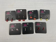 Lot Of 7 Paparazzi Earrings NWT Fruit Butterfly Stars