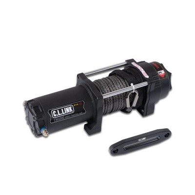 C.L LINK 6000lbs 12V Electric Winch, Fiber Rope, Warranty Included from JAPAN