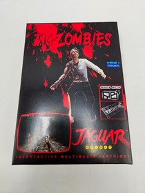 🌟 Atari Jaguar Jag Zombies BLACK Cartridge w/Box (NO MANUAL, NO INSERT)