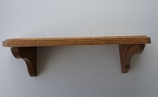 Wooden Wall Display Shelf Excellent Used Condition 16-1/2 L x 4-1/2 T x 5 W