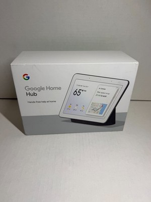 Google Nest Hub with Built in Google Assistant (GA00515-US) - Charcoal B17