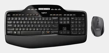 Logitech MK710 Full-size Wireless Keyboard with LCD display and Mouse