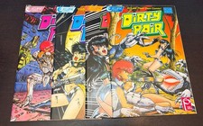 DIRTY PAIR #1-4 (Eclipse Comics 1988) -- # 1 2 3 4 -- Adam Warren -- FULL Set