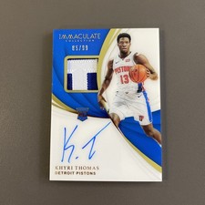 2019 Immaculat Khyri Thomas RPA Rookie Patch Auto 85/99
