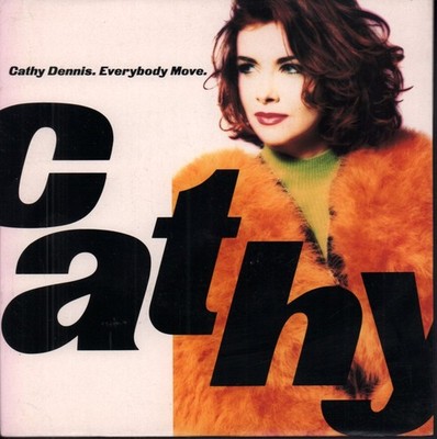 Cathy Dennis Everybody Move 7'' Vinyl UK Polydor 1990 Silber Injection Label