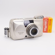Olympus Stylus Epic Zoom 170 mju II 35mm Film Camera  Film  Battery Tested